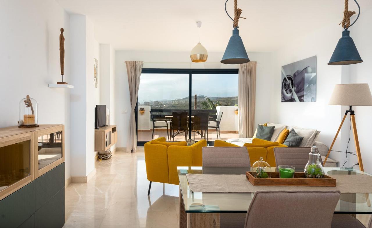 Lotus 2401 - Beautiful Apartment With Pool & Sea View Casares Kültér fotó